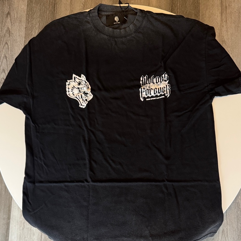 Darc Sport Death Wolf Premium Oversized Tee in Black